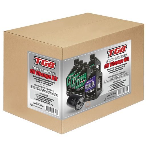 OIL CHANGE KIT + DIFF. - TGB TARGET+BLADE 425/525/550/600 (1PC FILTER, 1PC WASHER, 5L OIL)