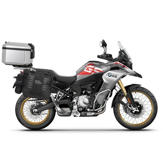 COMPLETE SET OF SHAD TERRA TR40 ADVENTURE SADDLEBAGS AND SHAD TERRA ALUMINIUM 48L TOPCASE, INCLUDING MOUNTING KIT SHAD BMW F 750 GS/ F 850 GS/ F 850 GS ADVENTURE