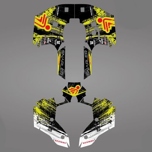 GRAPHIC STICKER KIT FOR SEGWAY AT5-L GREEN