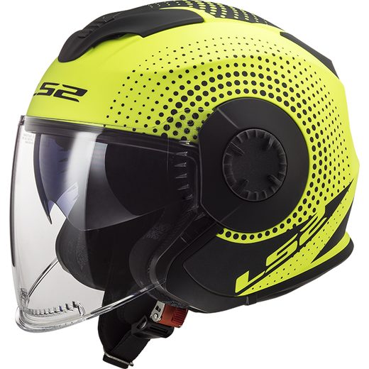 LS2 OF570 VERSO SPIN MATT HI VIS YELLOW