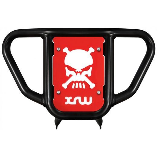 XRW FRONT BUMPER XR9 BLACK PHD RED