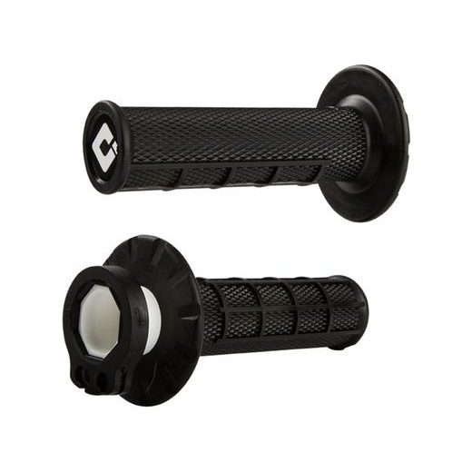 ODI GRIPS MX LOCK-ON V2 HALF-WAFFLE BLACK