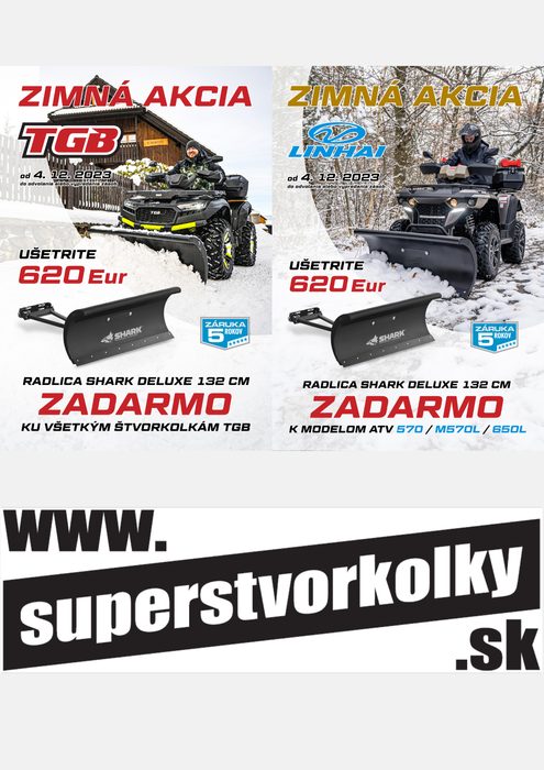 Akcia - Radlica Zadarmo ku štvorkolkám TGB a LINHAI