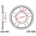 REŤAZOVÁ SADA D.I.D CHAIN - STRIEBORNÝ CHAIN 520 VX, X-RING (X, NX, QX, XS), CHK FRONT SPROCKET JT CHK RUBBER CUSHIONED, CHK REAR SPROCKET JT PRE HONDA XL 750 TRANSALP 2023-2024