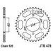 REŤAZOVÁ SADA D.I.D CHAIN - STRIEBORNÝ CHAIN 520 ZVM-X, X-RING (X, NX, QX, XS), CHK FRONT SPROCKET JT CHK RUBBER CUSHIONED, CHK REAR SPROCKET JT PRE KAWASAKI ZX-6R 636 NINJA (2013<) 2019-2024