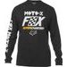 FOX CHARGED LS TEE, BLACK, LFS18F