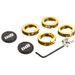 ODI GRIPS SET LOCK JAW CLAMPS W/SNAP CAPS - GOLD