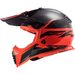 LS2 MX437 FAST EVO ROAR MATT BLACK RED