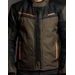 LS2 SHADOW MAN JACKET KHAKI BLACK H-V ORANGE