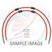 RACE -PREDOK-SADA VENHILL POWERHOSEPLUS HON-7012FS-RD (2 HADICE V SADE) ČERVENÉ HADICE, NEREZOVÉ KONCOVKY