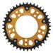 REŤAZOVÁ SADA EK - ZLATÝ CHAIN 525 MVXZ, X-RING (X, NX, QX, XS), CHK FRONT SPROCKET JT CHK RUBBER CUSHIONED, CHK REAR SPROCKET SUPERSPROX STEALTH PRE APRILIA SL 1000 FALCO 2000-2006