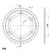 REŤAZOVÁ SADA D.I.D CHAIN - STRIEBORNÝ CHAIN 428 VX, X-RING (X, NX, QX, XS), CHK FRONT SPROCKET SUPERSPROX, CHK REAR SPROCKET SUPERSPROX PRE HONDA XR 125 L 2003-2008