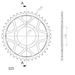 REŤAZOVÁ SADA D.I.D CHAIN - STRIEBORNÝ REŤAZ 525 ZVM-X, X-KRÚŽOK, KOLIESKO JT, ROZETA SUPERSPROX PRE KAWASAKI ZZR 600 2005-2008