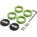 ODI GRIPS SET LOCK JAW CLAMPS W/SNAP CAPS - GREEN