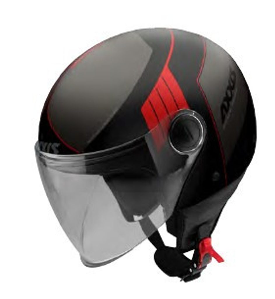 Otvorená helma JET AXXIS SQUARE Vypuklé lesklé červené L - AXXIS - SQUARE  CONVEX - Helmets AXXIS - 68.84 € - BBmoto.sk