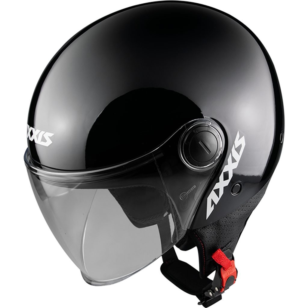 Otvorená helma JET AXXIS SQUARE solid lesklá čierna L - AXXIS - SQUARE  SOLID - Helmets AXXIS - 63.92 € - BBmoto.sk