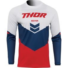 JUNIOR SECTOR CHEV RED/NAVY JERSEY