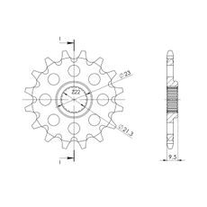 REŤAZOVÉ KOLIEČKO SUPERSPROX CST-1577:15 15T, 520