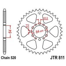 REŤAZOVÁ ROZETA JT JTR 811-39 39T, 520