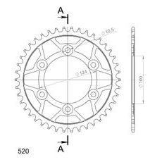 REŤAZOVÁ ROZETA SUPERSPROX RFE-735:42-BLK ČIERNA 42T, 520