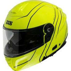 FLIP-UP HELMET IXS IXS 460 FG 2.0 X15901 NEON YELLOW - BLACK XS