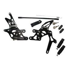 ADJUSTABLE RACING STREET REARSETS ACCOSSATO FT085 HLINÍK