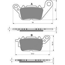 BRZDOVÉ OBLOŽENIE GOLDFREN 380 S33 STREET FRONT