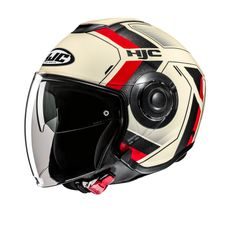 PRILBA DRAGSTER WHITE/RED