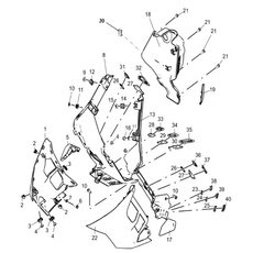 FRONT BODY-SHINGUARD COVER
