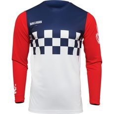 DRES THOR HALLMAN DIFFER CHEQ WHITE/RED/BLUE