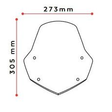 PLEXI NA MOTORKU PUIG NEW. GEN SPORT 3767F TMAVÁ DYMOVÁ