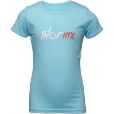 THOR JUNIOR GIRL'S MX SEA BLUE TEE