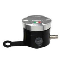 NÁDRŽKA NA BRZDOVÚ KVAPALINU ACCOSSATO CNC-WORKED STRAIGHT BRACKET INCLUDED STRIEBORNÁ