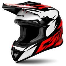 PRILBA CASSIDA CROSS CUP TWO - WHITE/RED/BLACK