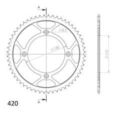 REŤAZOVÁ ROZETA SUPERSPROX RFE-209:56-BLK ČIERNA 56T, 420