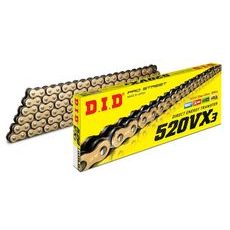 REŤAZOVÁ SADA D.I.D CHAIN - ZLATÝ CHAIN 520 VX, X-RING (X, NX, QX, XS), CHK FRONT SPROCKET SUPERSPROX, CHK REAR SPROCKET SUPERSPROX PRE HUSQVARNA TE 450 2006