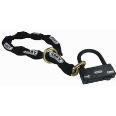 REŤAZ + ZÁMOK GRANIT (DĹŽKA 120 CM, HRÚBKA 12 MM), ABUS