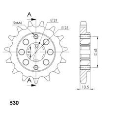 REŤAZOVÉ KOLIEČKO SUPERSPROX CST-286:15 15T, 530