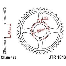 REŤAZOVÁ ROZETA JTR 1843-54 54 ZUBOV, 428