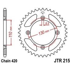 REŤAZOVÁ ROZETA JTR 215-49 49 ZUBOV, 420