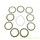 Friction plates kit with clutch cover gasket ATHENA P40230013