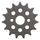 Reťazová sada EK - strieborný reťaz 420 DEH, Netesnený, koliesko SUPERSPROX, rozeta SUPERSPROX pre HONDA XR 50 R 2003-2004