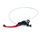 Brake lever folding ACCOSSATO with integrated remote adjuster for original brake master cylinders folding red