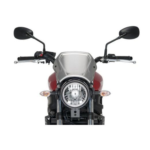 PLEXI NA MOTORKU PUIG FRONTAL PLATE 3593P STRIEBORNÁ