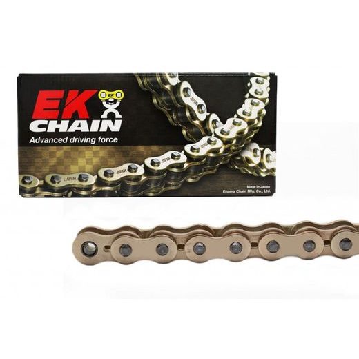 REŤAZOVÁ SADA EK - ZLATÝ CHAIN 530 MVXZ, X-RING (X, NX, QX, XS), CHK FRONT SPROCKET JT CHK RUBBER CUSHIONED, CHK REAR SPROCKET JT PRE KAWASAKI ZZR 1100 1993-2001