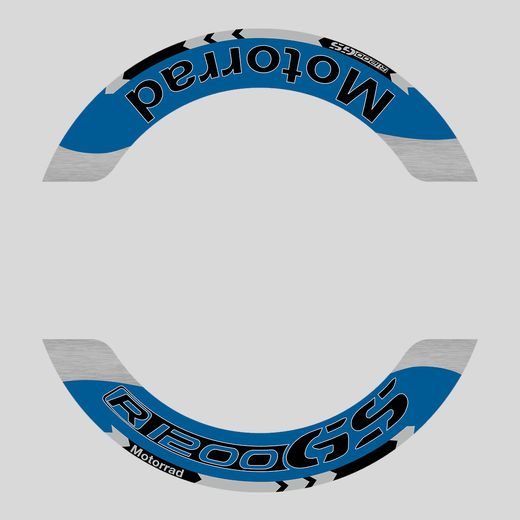 POLEP ADVANCED PRO BMW R1200GS MOTORRAD DARK BLUE & GREY