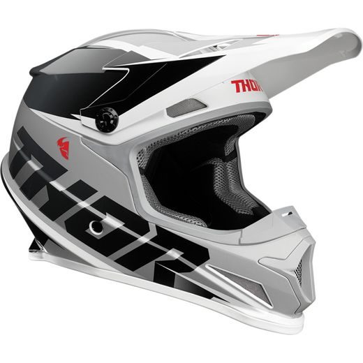 SECTOR FADER BLACK/WHITE HELMET