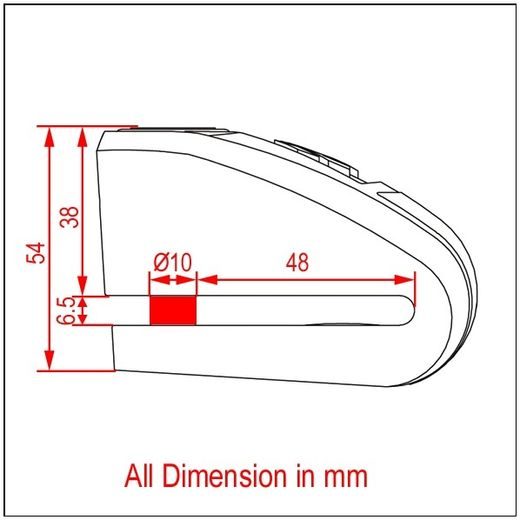 ZÁMOK S ALARMOM KOVIX