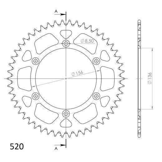 REŤAZOVÁ SADA EK - ZLATÝ CHAIN 520 RRSM, NON-SEALED, CHK FRONT SPROCKET SUPERSPROX, CHK REAR SPROCKET SUPERSPROX PRE SUZUKI RM 250 1979-1980