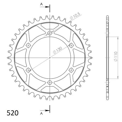 REŤAZOVÁ SADA D.I.D CHAIN - ZLATÝ CHAIN 520 ZVM-X, X-RING (X, NX, QX, XS), CHK FRONT SPROCKET SUPERSPROX, CHK REAR SPROCKET SUPERSPROX PRE KAWASAKI NINJA 250 SL 2015-2016